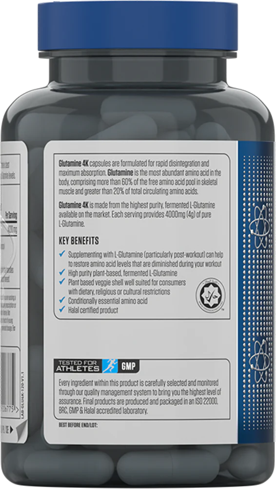 Applied Nutrition Glutamine 4K (120 gélules) - Image 3
