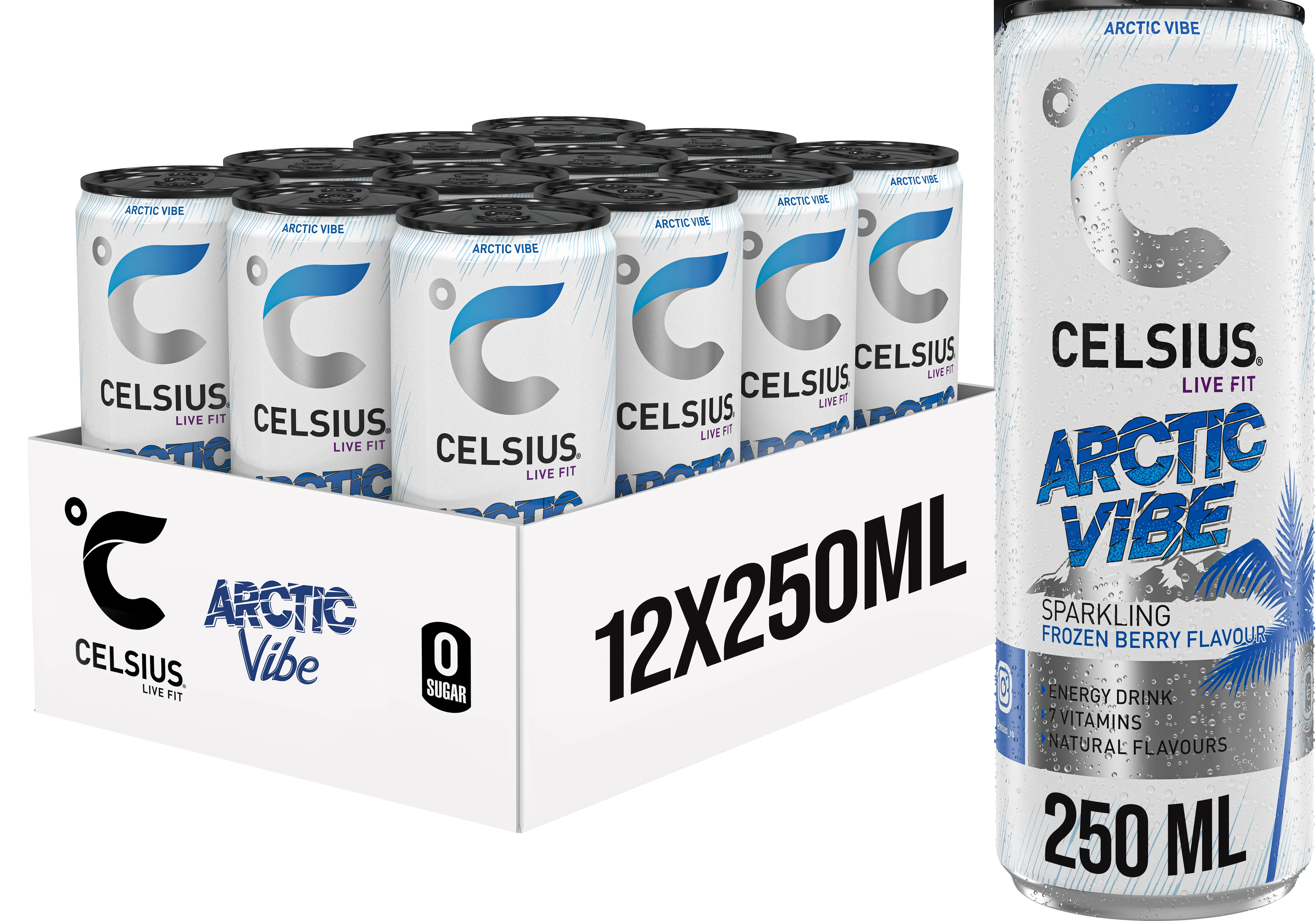 Celsius Sparkling Energy Drink (12 x 250 ml) - Image 5