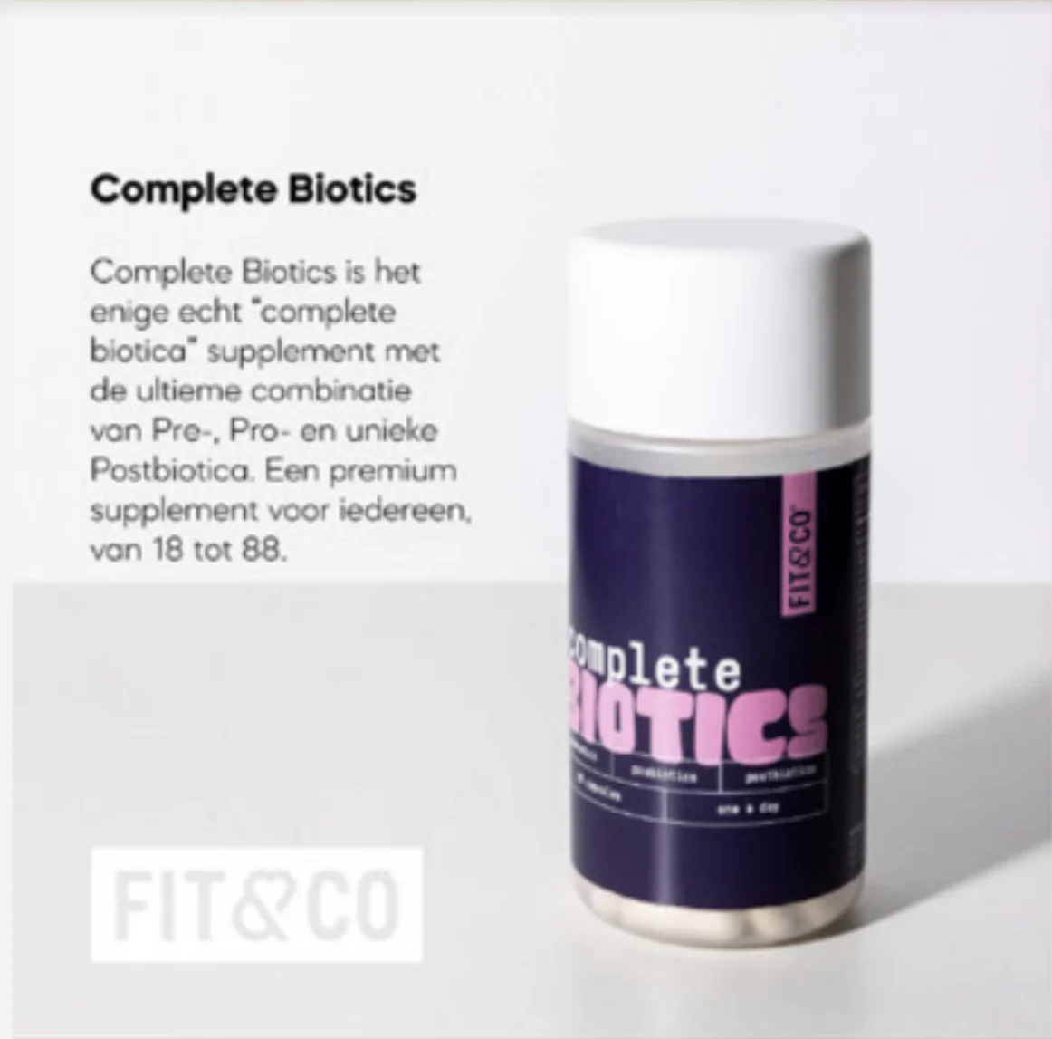 Fit & Co Complete Biotics (60 gélules) - Image 3
